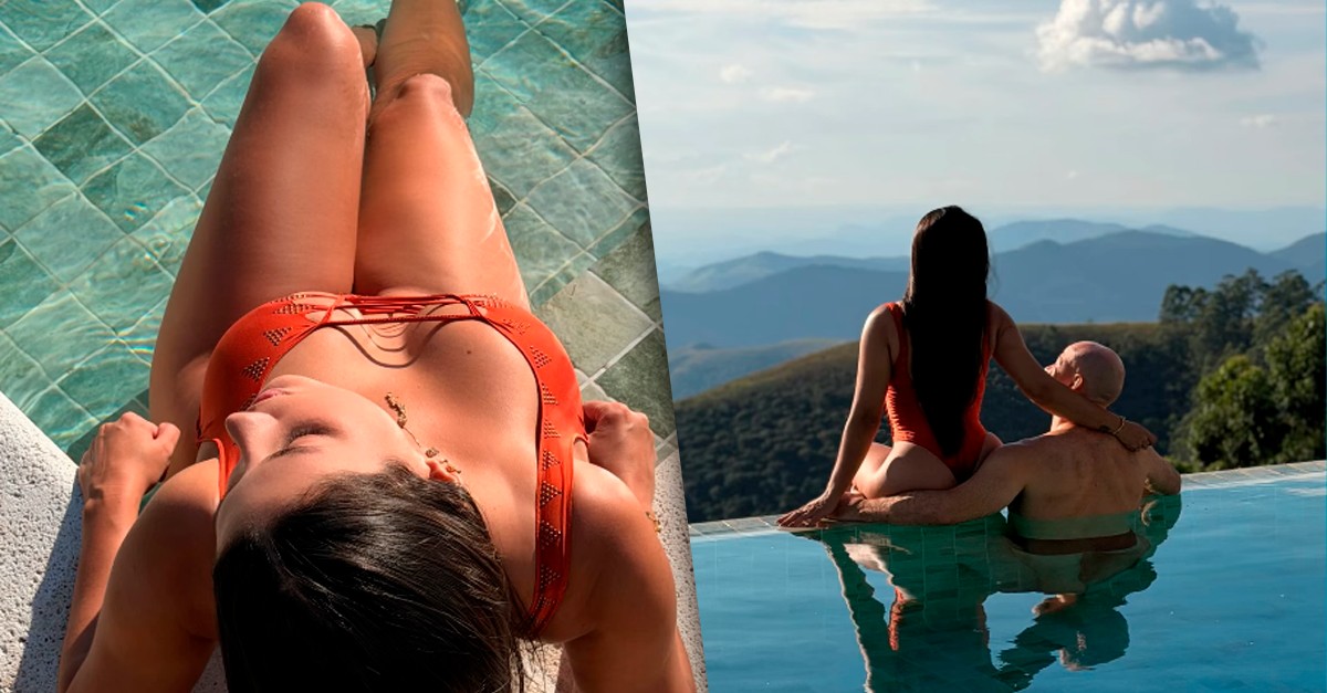 Fernanda Bande posta fotos de viagem a Petrópolis com parceiro