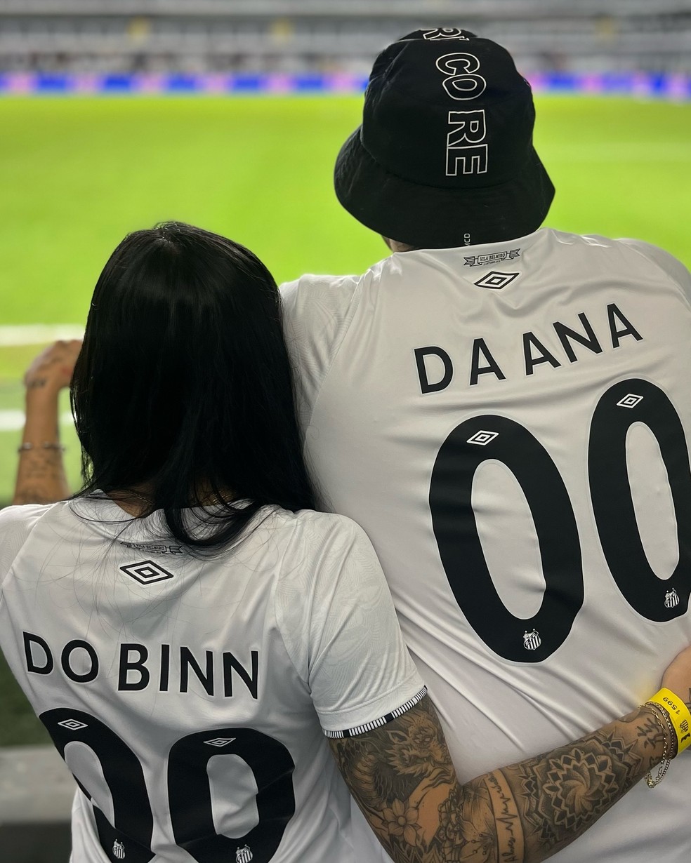 MC Binn e a namorada — Foto: Reprodução/Instagram