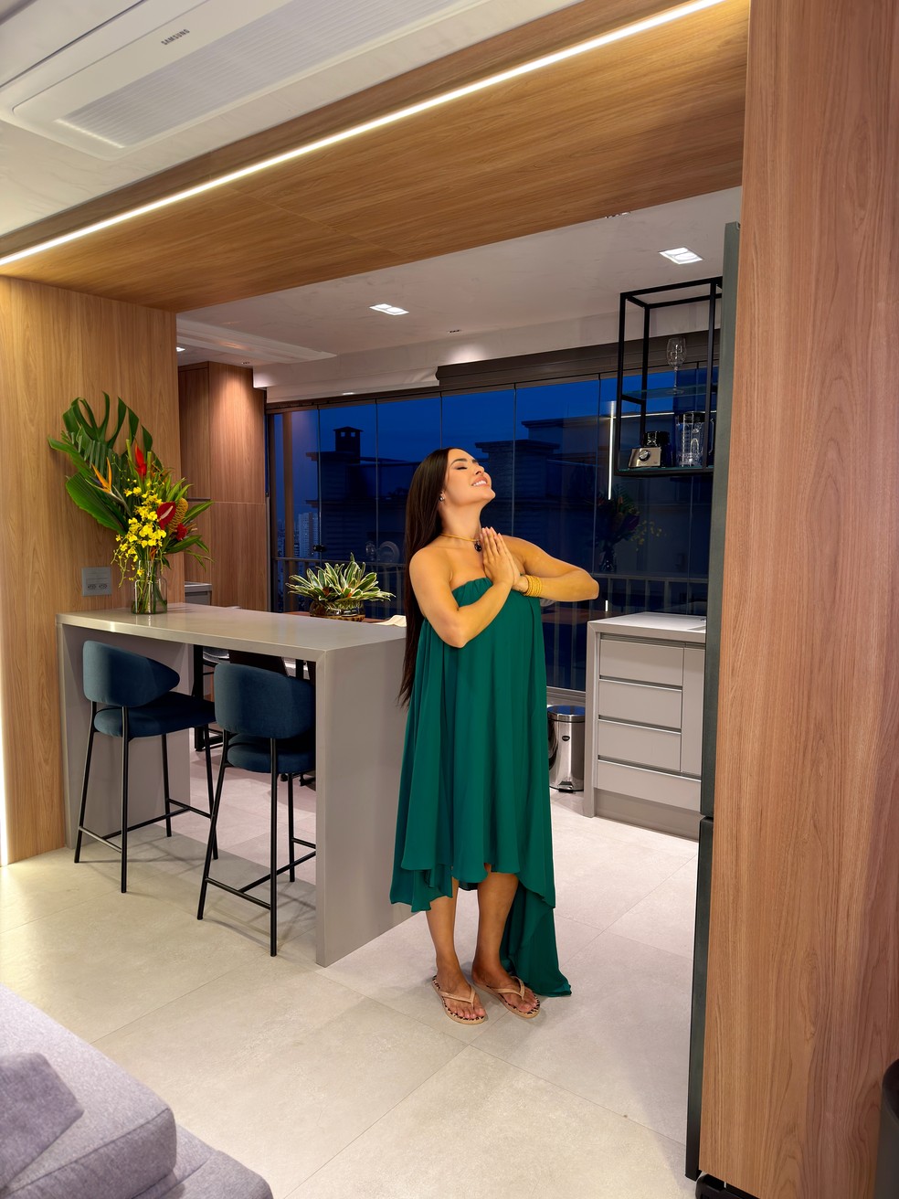 Isabelle Nogueira mostra seu apartamento em S&atilde;o Paulo &mdash; Foto: Arquivo pessoal