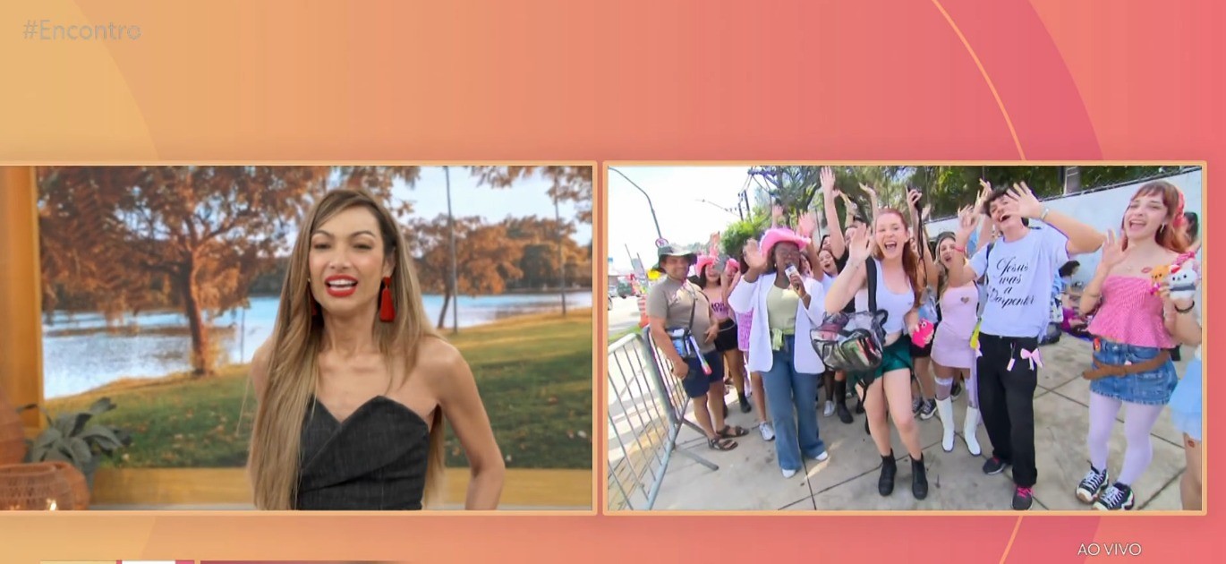 Fãs de Sabrina Carpenter apostam em chapéu rosa e tatuagem de beijinho para o show no Lollapalooza