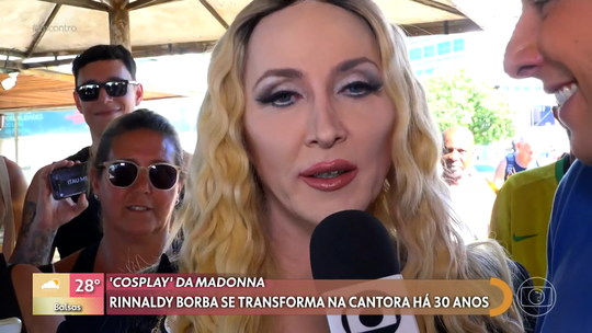 Cosplay que gastou mais de R$ 1 milhão para se parecer com Madonna detalha procedimentos: 'Nariz, pálpebra, botox'
