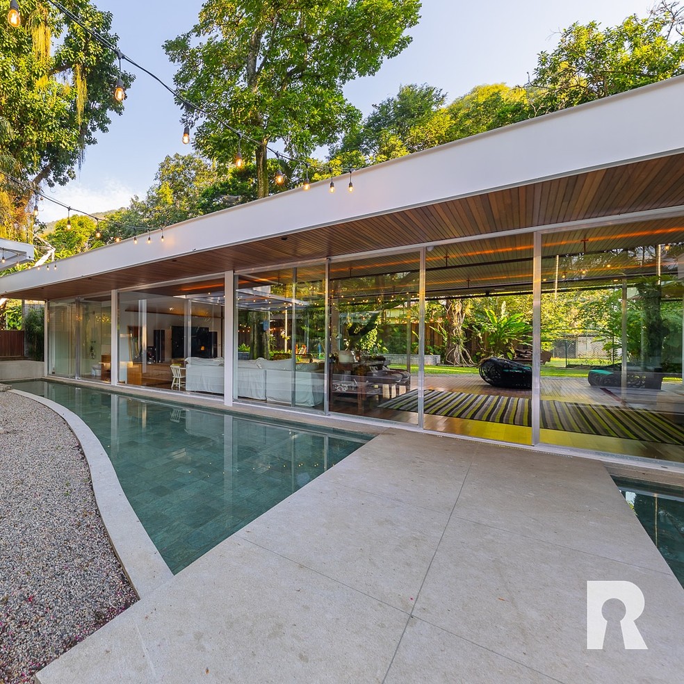 Casa de Bruno Gagliasso e Giovanna Ewbank — Foto: Realler Imóveis/Reprodução Instagram