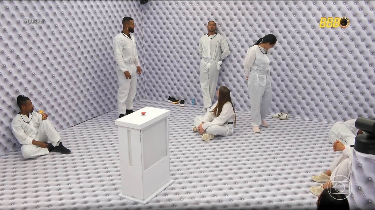Quarto Branco do BBB 26 completa 24 horas de duração com oito candidatos na disputa