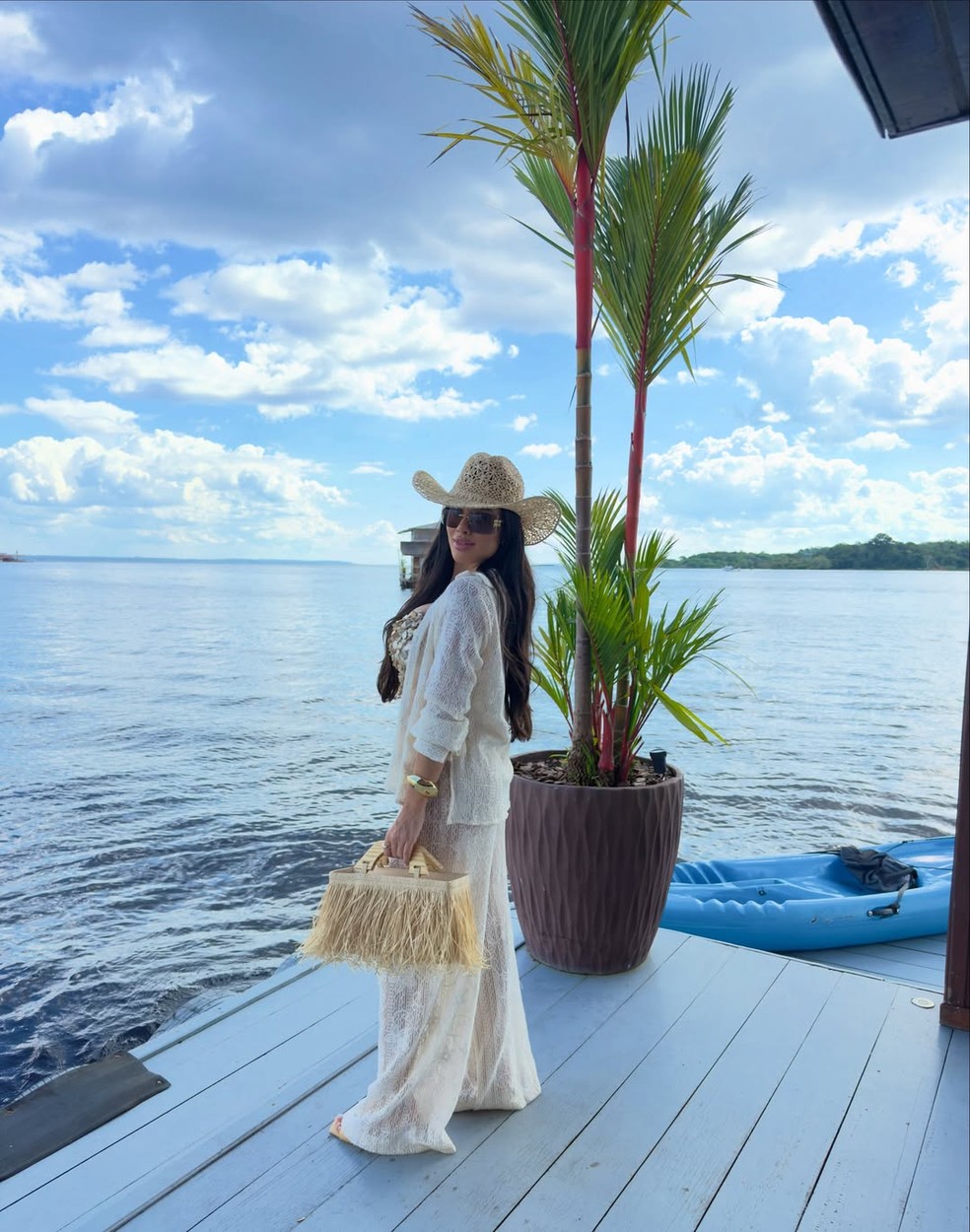 Jordana abre álbum de fotos de viagem ao Amazonas — Foto: Reprodução/Instagram