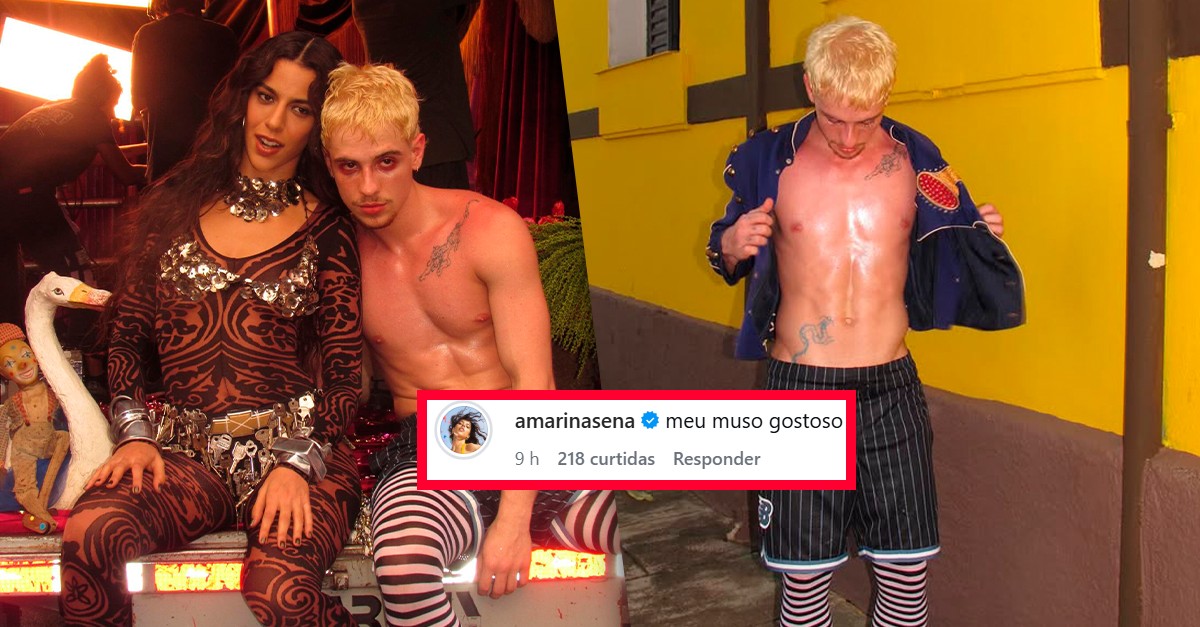 Marina Sena lança clipe de 'CARNAVAL' com participação de Juliano Floss e ela se derrete: 'Meu muso gostoso'