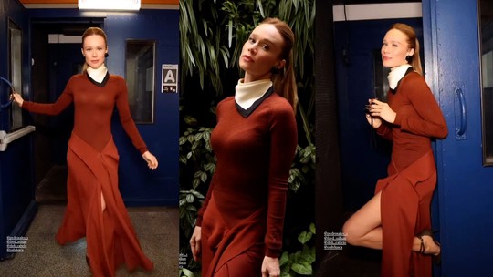Mariana Ximenes usa vestido de R$ 6 mil da grife de Victoria Beckham - Programa: Gshow - Tv & Famosos 