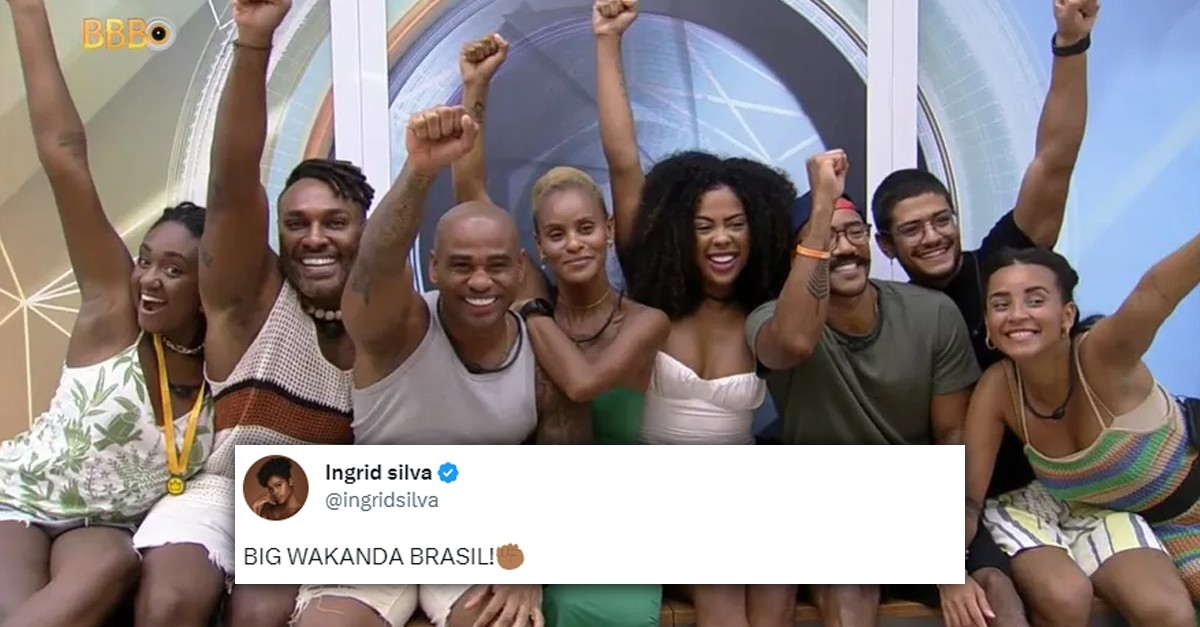 Web exalta foto de participantes negros do BBB 23: 'Big Wakanda
