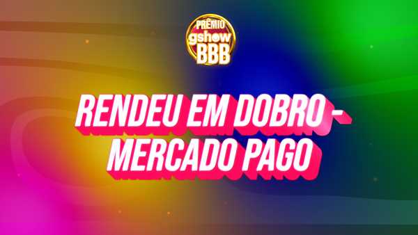 Prêmio gshow BBB 26: vote na categoria Rendeu em Dobro - Mercado Pago