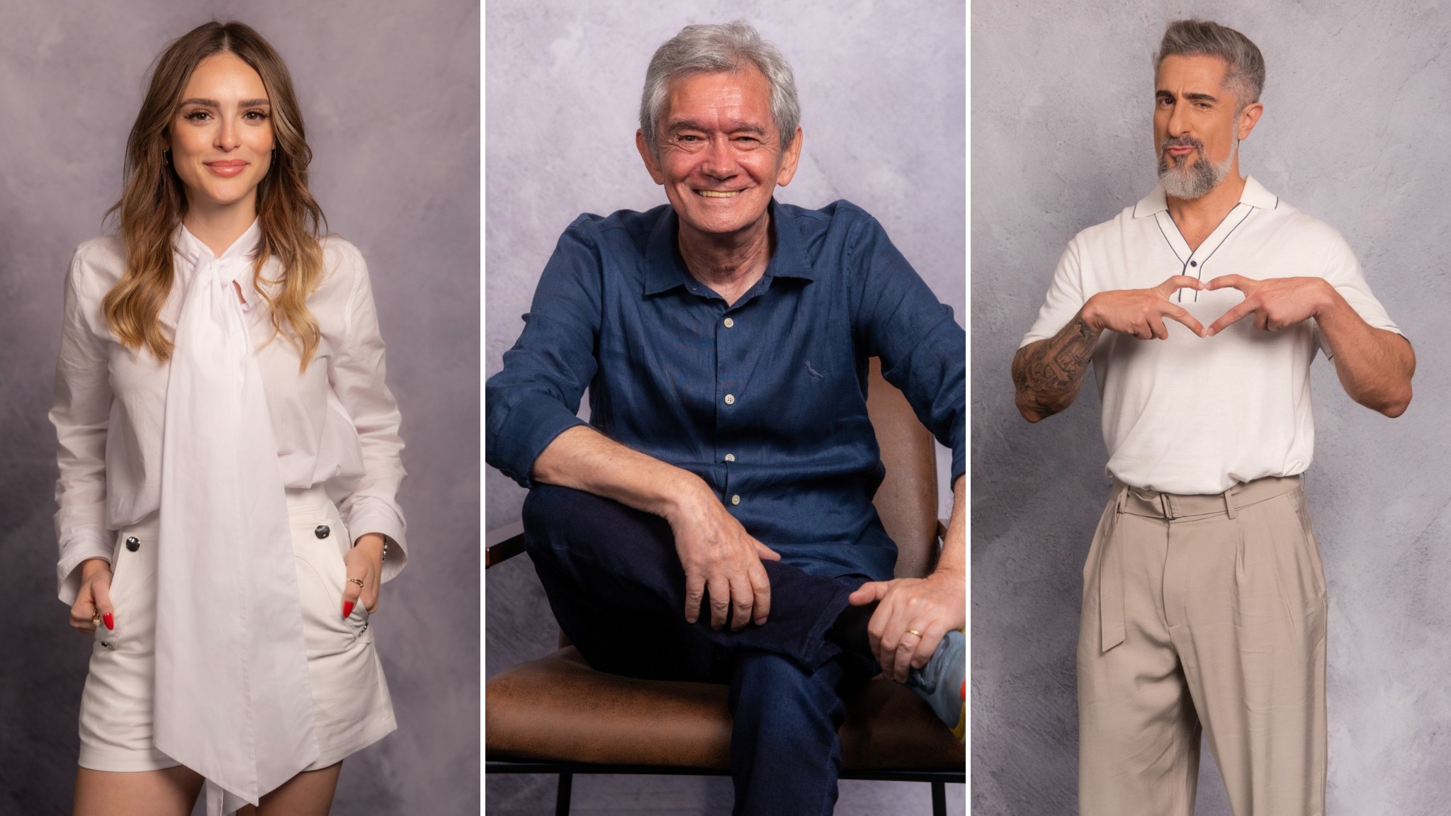 Marcos Mion, Serginho Groisman e mais famosos gravam a Mensagem de Fim de Ano da Globo