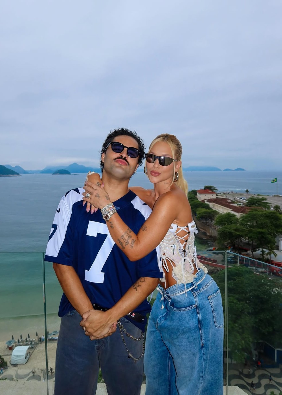 Virginia Fonseca na NFL — Foto: Instagram