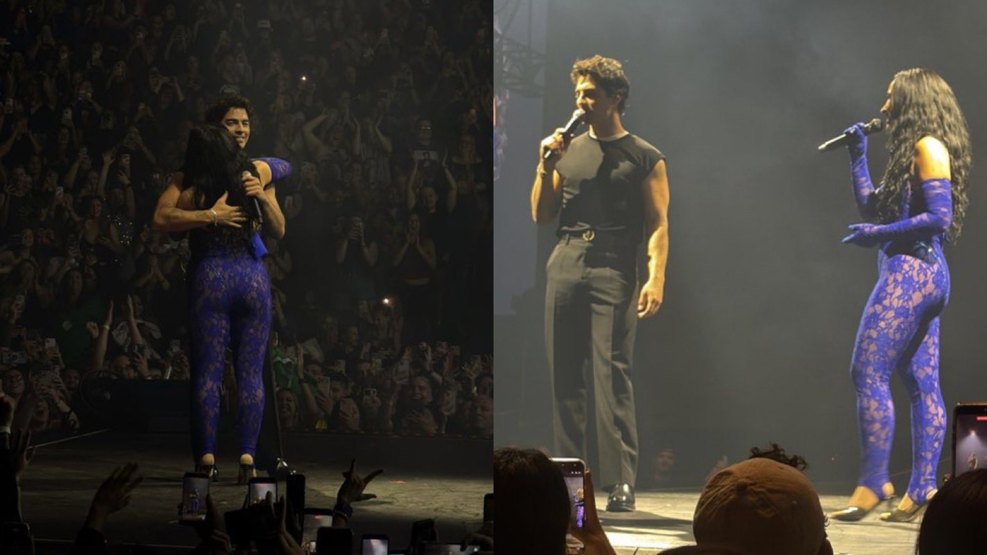 Joe Jonas faz aparição surpresa no show de Demi Lovato