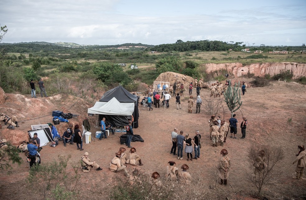 Cenografia e produção de arte de Guerreiros do Sol reproduz o Cangaço nas décadas de 20 e 30 — Foto: Estevam Avellar/Globo
