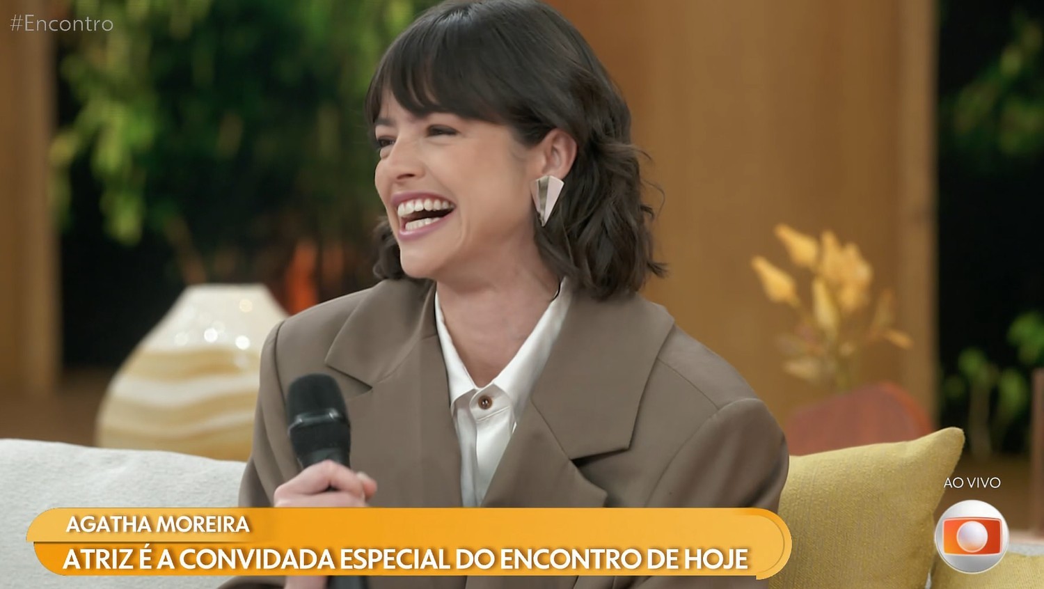 Agatha Moreira participa do Encontro com Patrícia Poeta nesta quarta-feira (2)