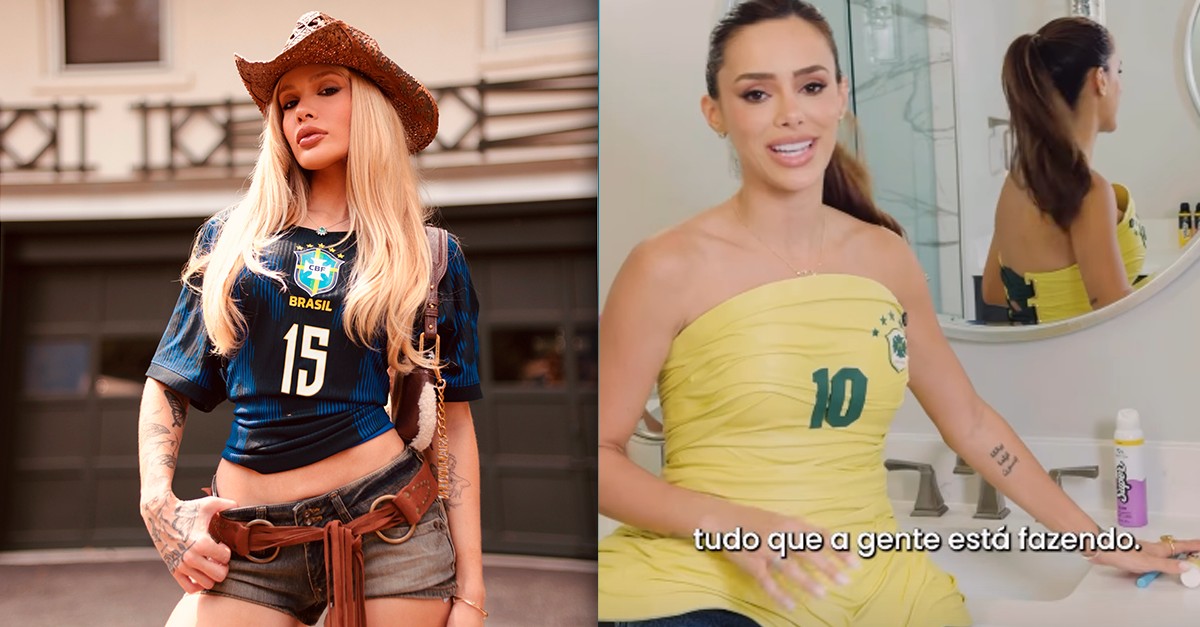 Veja os looks das esposas dos jogadores para o jogo do Brasil contra o Japão
