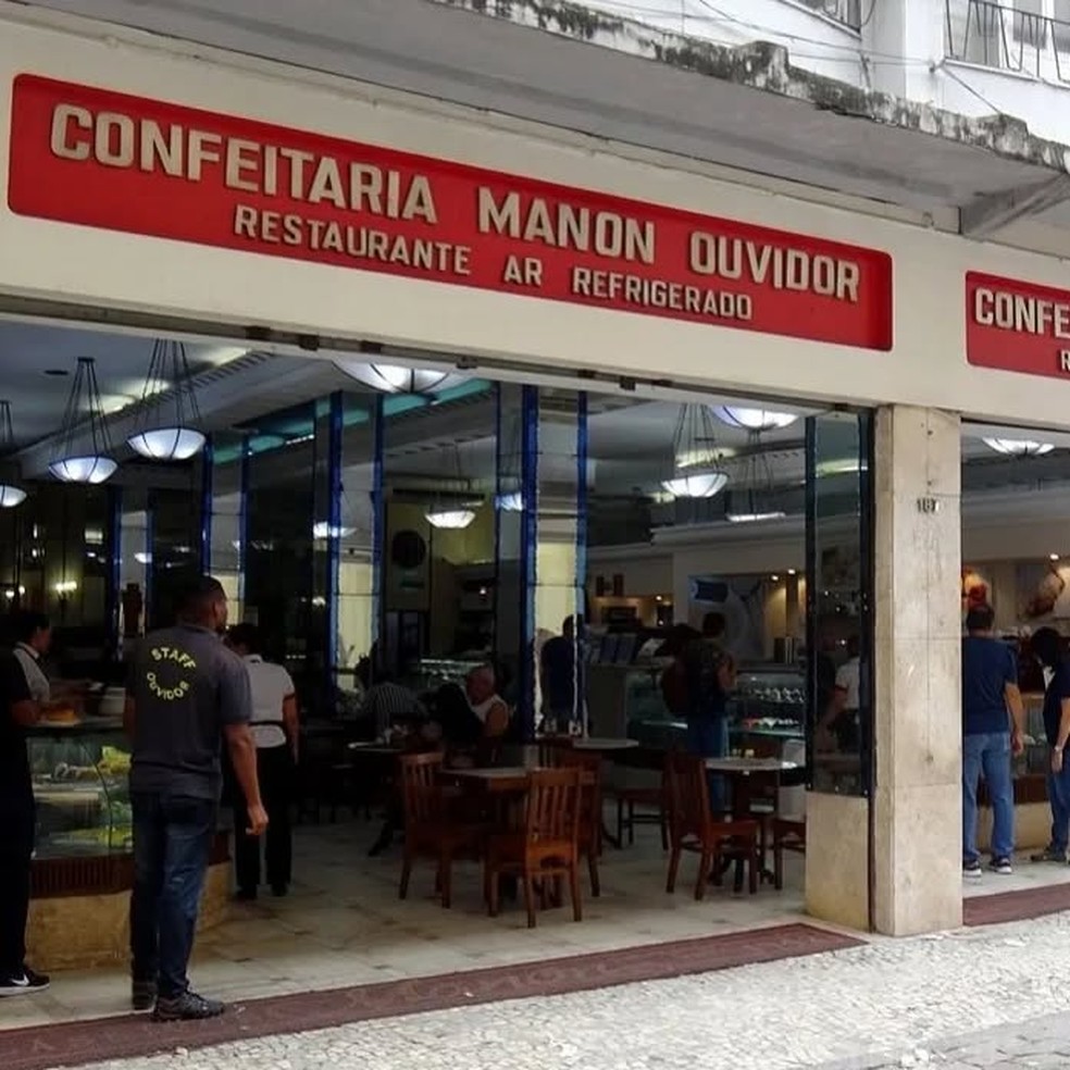 Confeitaria histórica do centro do Rio serviu de cenário para o filme Ainda Estou Aqui — Foto: Reprodução/Instagram/Confeitaria Manon