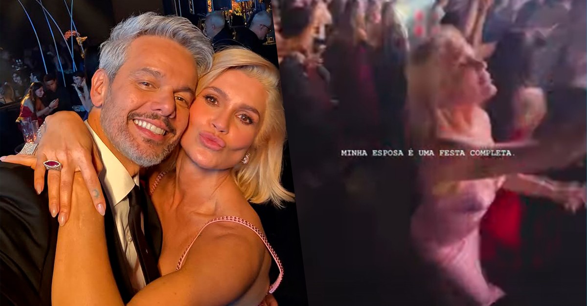 Otaviano Costa 'baba' por Flávia Alessandra dançando
