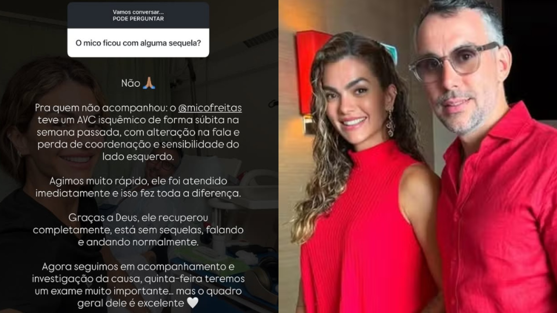 Kelly Key tranquiliza fãs e diz que Mico Freitas não teve sequelas após AVC