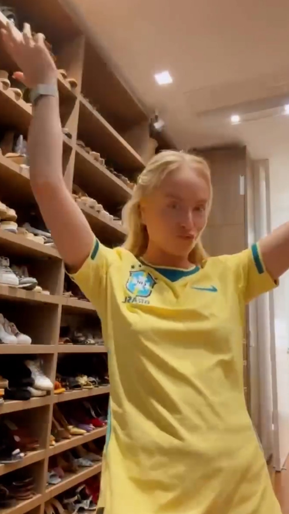 Angélica: veja o look da apresentadora para torcer pelo Brasil | Gshow
