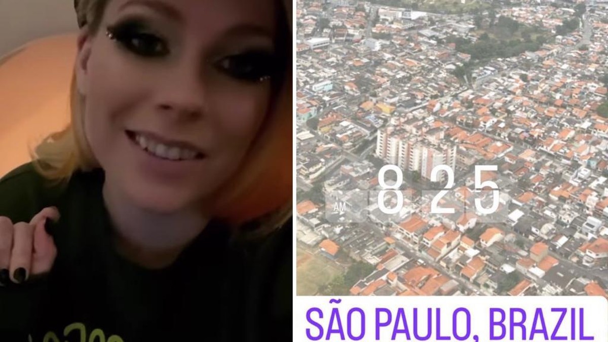 Avril Lavigne já está no Brasil; cantora faz show em São Paulo e no
