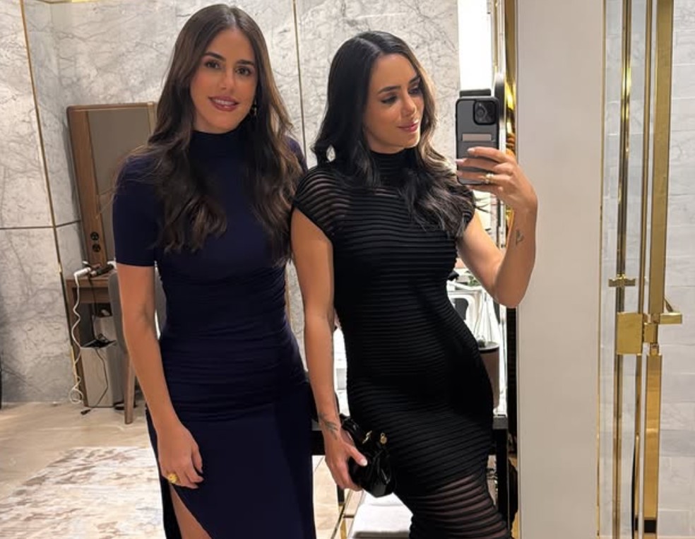 Bruna Biancardi com a irmã, Bianca — Foto: Reprodução/Instagram