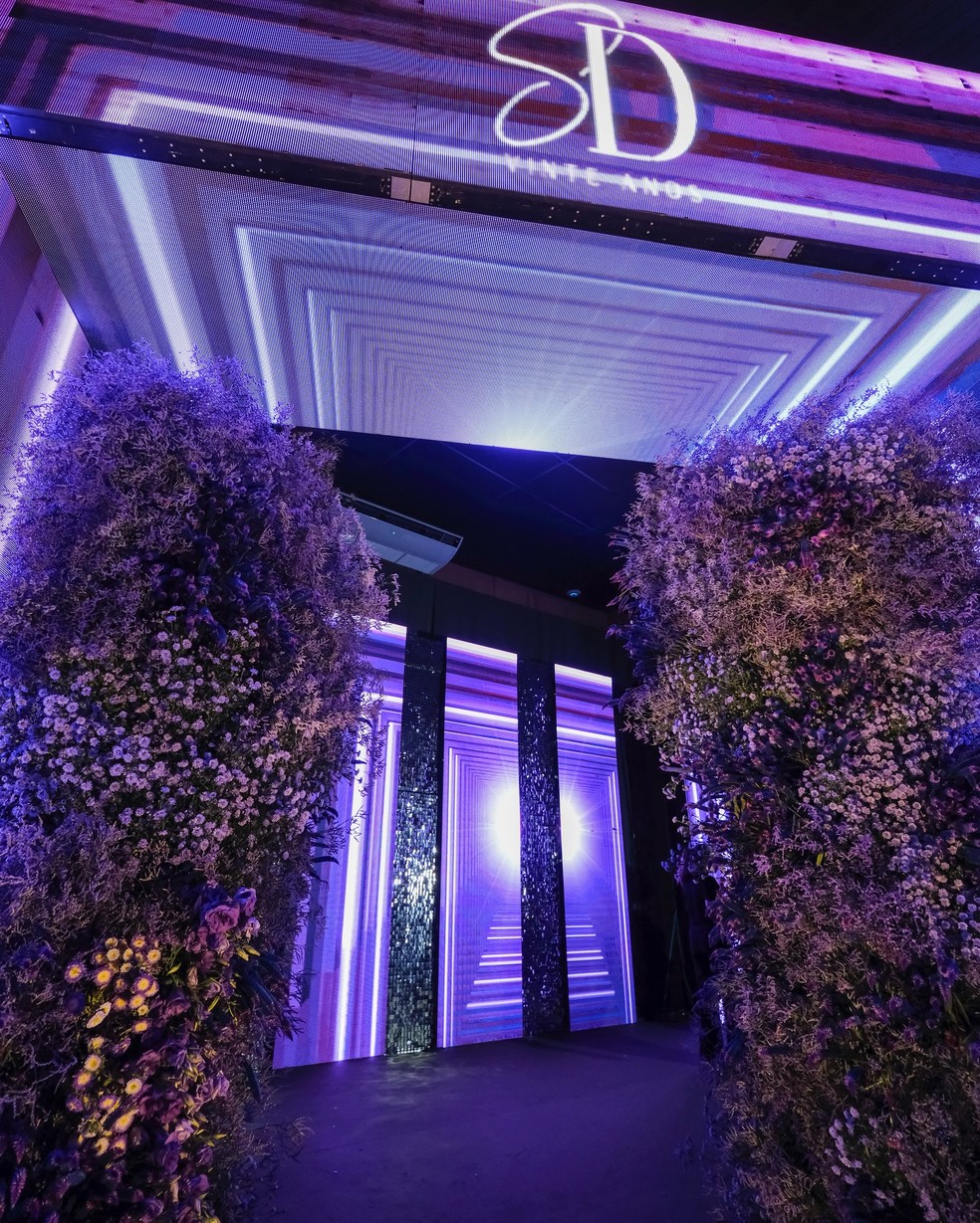 A entrada da festa — Foto: Reprodução Instagram/@fabianochavesfotografia