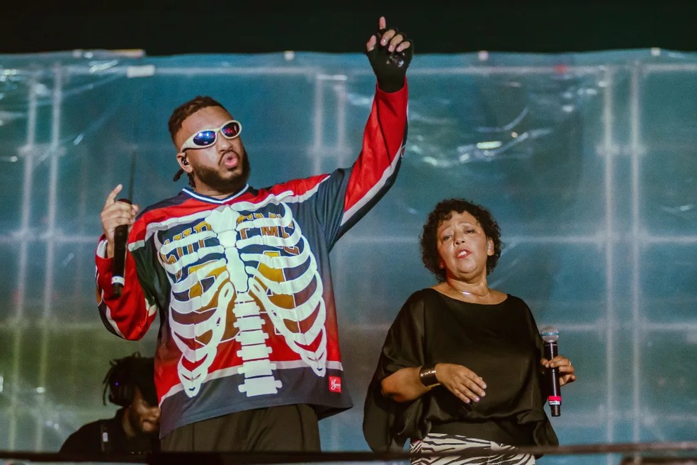 Rapper BK e Evinha — Foto: Fabricio Sousa/@fabriciosousa.jpg