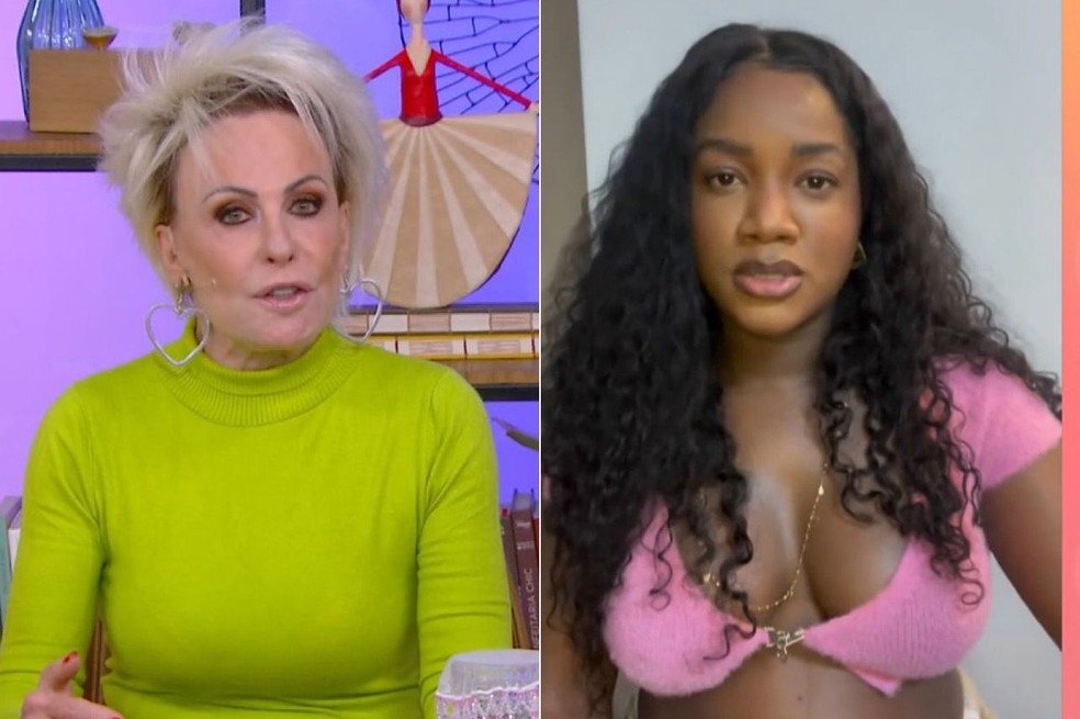 Ana Maria Braga se solidariza a IZA após cantora anunciar separação — Foto: Globo