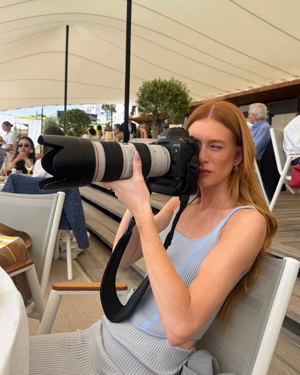 Marina Ruy Barbosa posta fotos de bastidores após Cannes: 'Antibiótico, cama e gatos' — Foto: Reprodução/Instagram