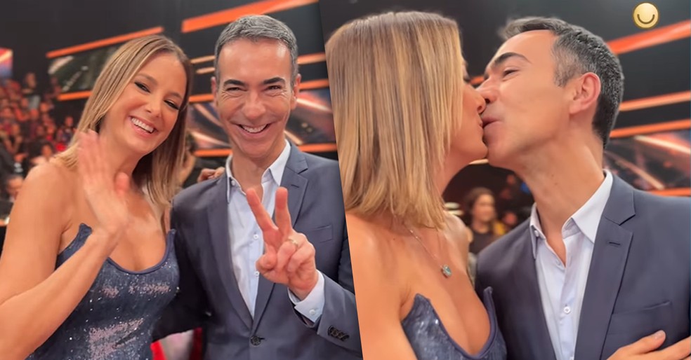 César Tralli e Ticiane Pinheiro encantaram a web nos Melhores do Ano — Foto: Instagram