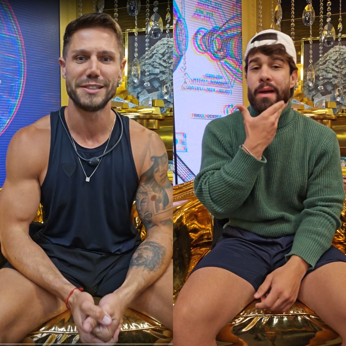 Veja o que Jonas Sulzbach e Paulo Augusto falaram sobre queda que levou à desclassificação do BBB 26