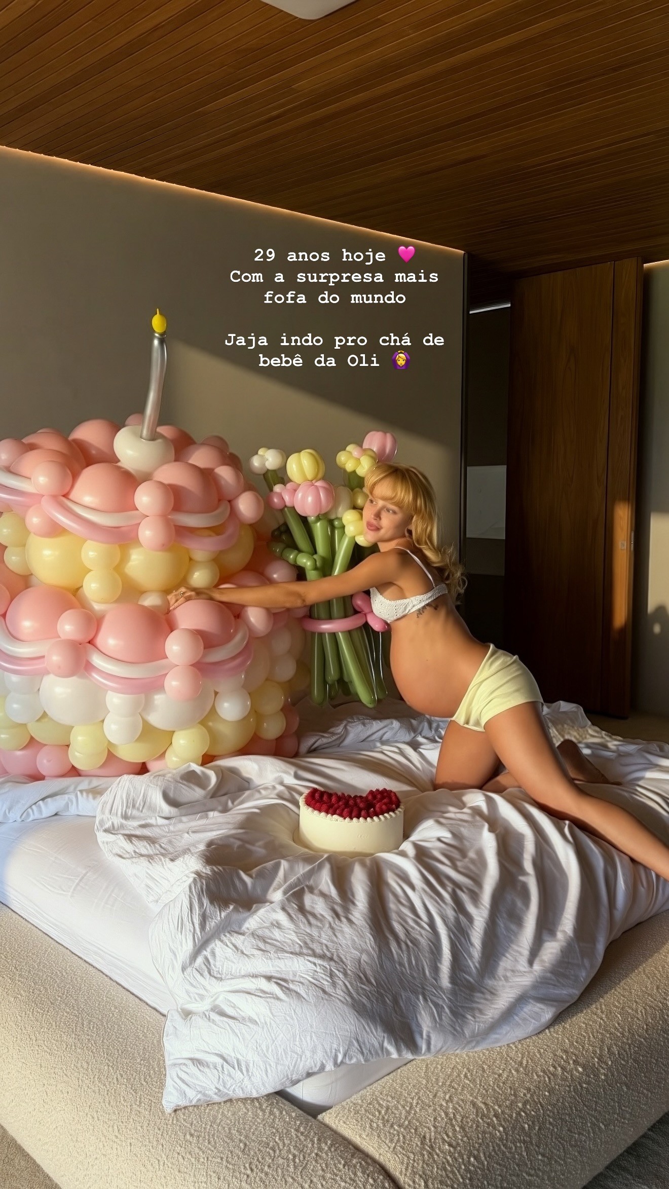 Malu Borges mostra preparativos para chá de bebê de sua segunda filha