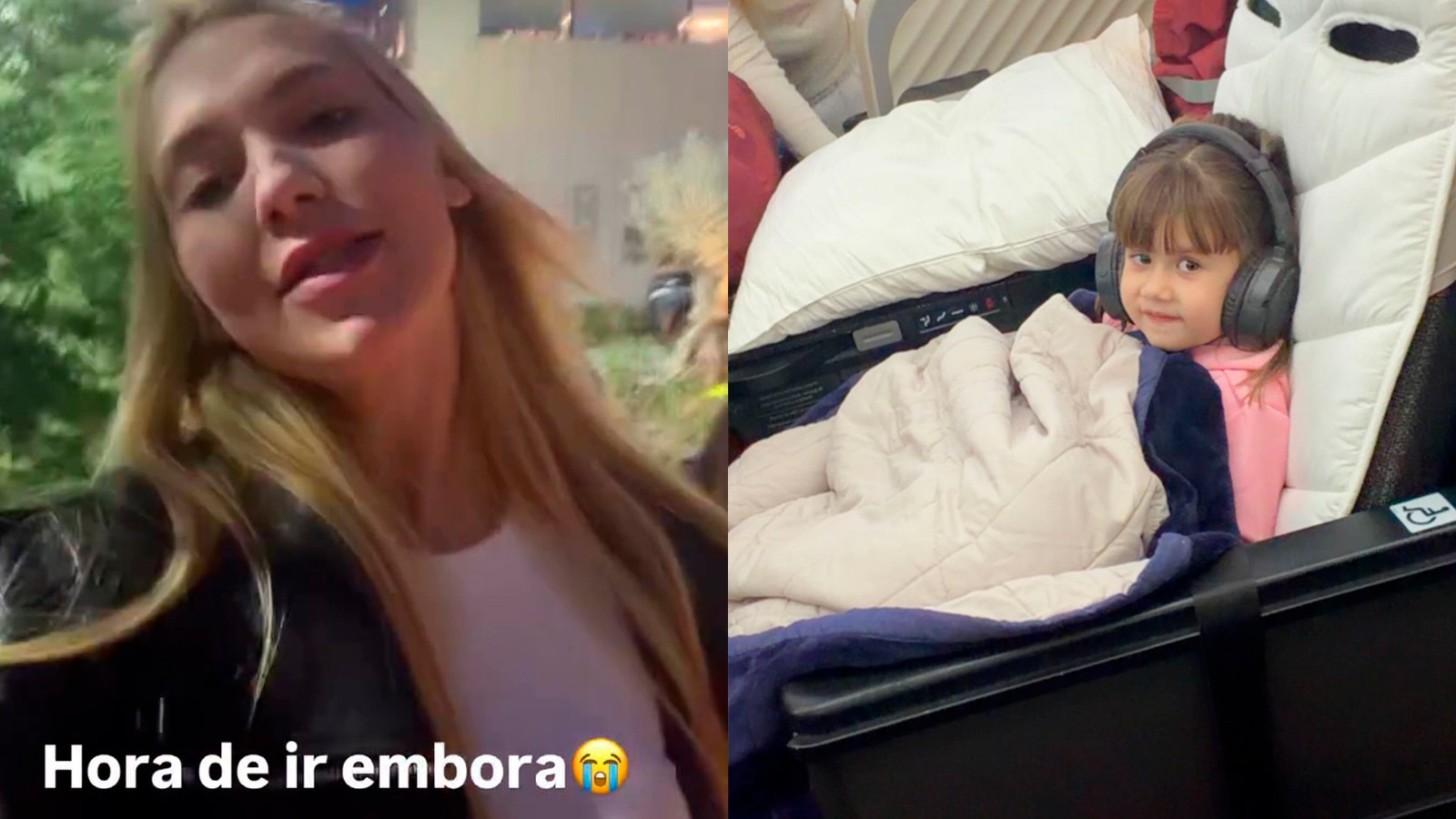 Virginia Fonseca mostra retorno ao Brasil e pergunta de Maria Flor rouba a cena: 'A gente vai para Madri?'