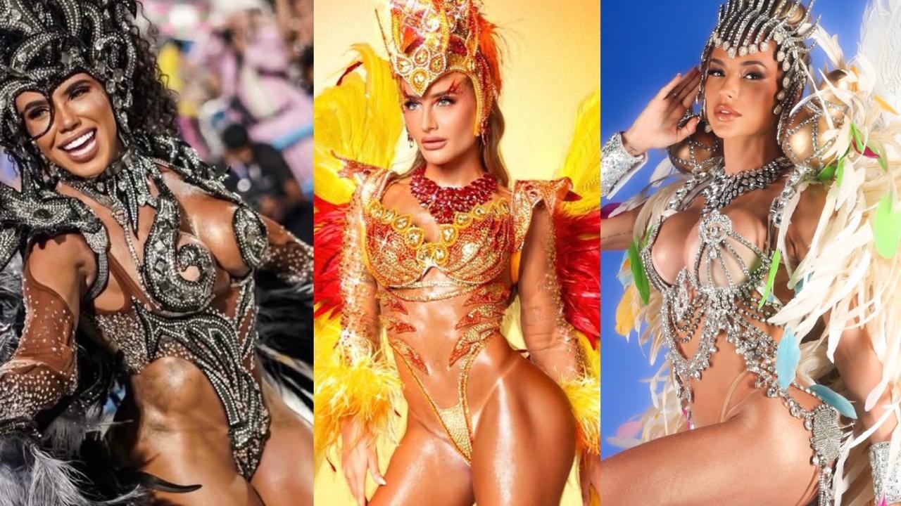 Tapa-mamilos, ultracavados, efeitos especiais; veja looks das famosas para Desfile das Campeãs