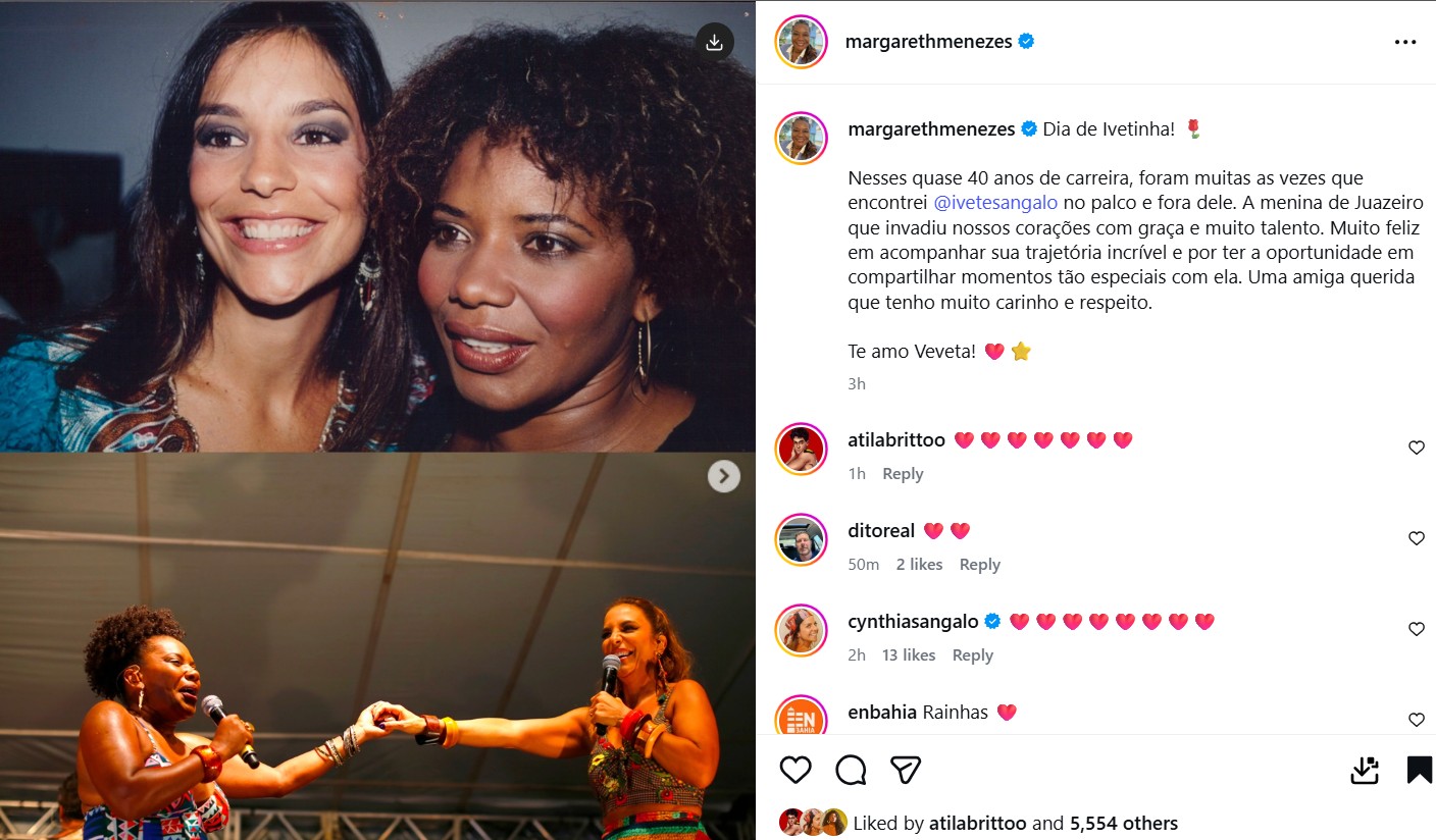 Famosos celebram aniversário de Ivete Sangalo, que completa 54 anos de ...