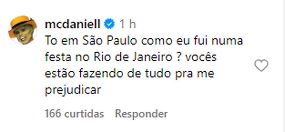 Mc Daniel — Foto: Reprodução/Redes Sociais