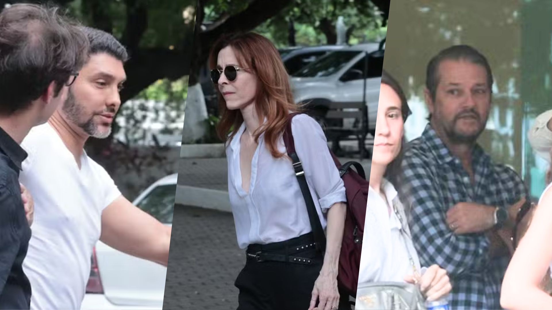 Déborah Evelyn e mais famosos se despedem de Dennis Carvalho em velório no Rio de Janeiro