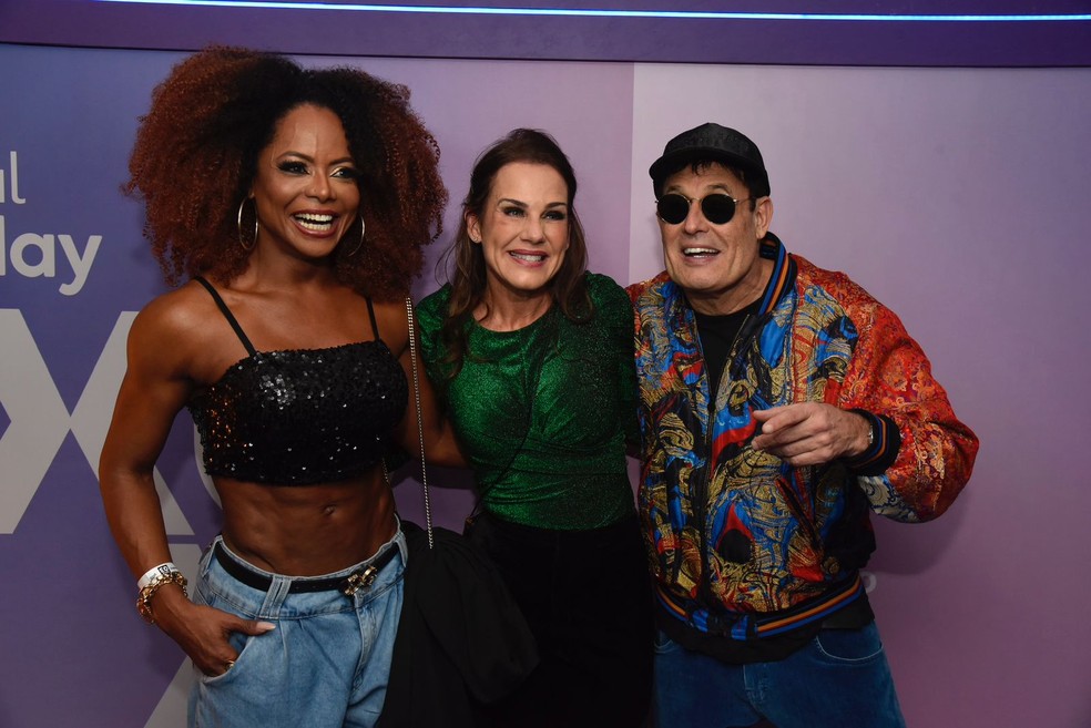 Adriana Bombom, Andreia Veiga e Srgio Malandro  Foto: Fbio Cordeiro/gshow