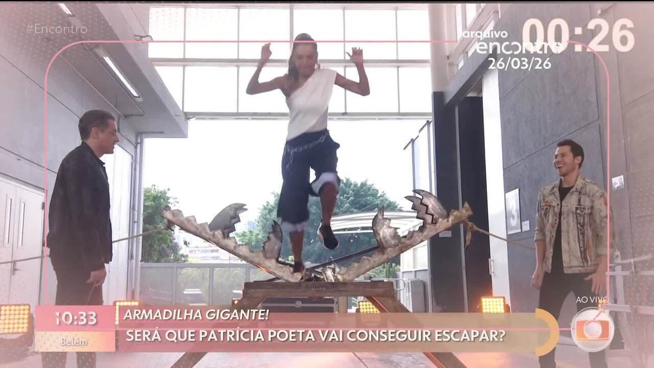 Patrícia Poeta leva bronca da mãe em áudios após encarar desafio de ilusionismo ao vivo: 'Quer me matar?'