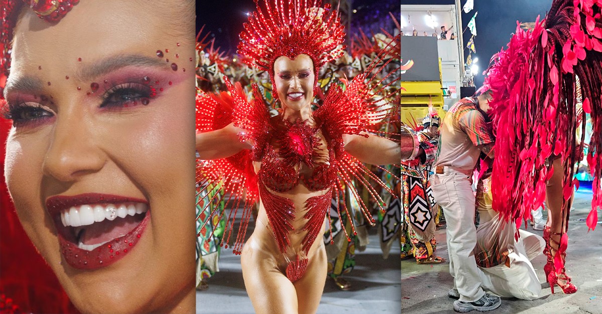 Problemas com costeiro, homenagem a Vini Jr e mais: veja 5 momentos da estreia de Virginia na Grande Rio