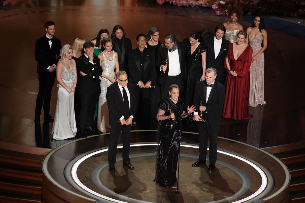 Oppemheimer ganhar melhor filme no Oscar — Foto: Reuters