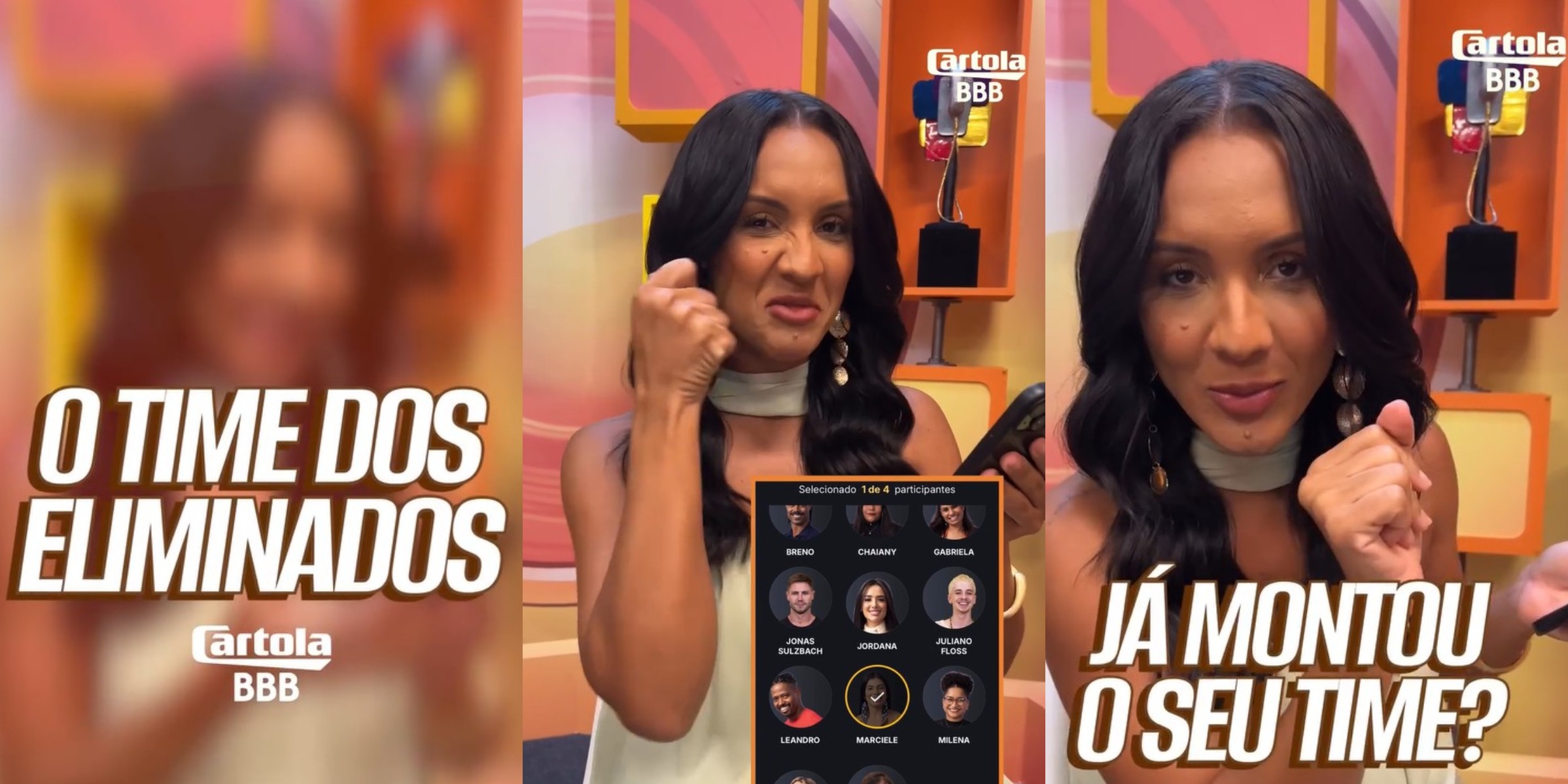 Maxiane entra no clima do Cartola BBB, escala time e exalta aliados: 'Garra e força'