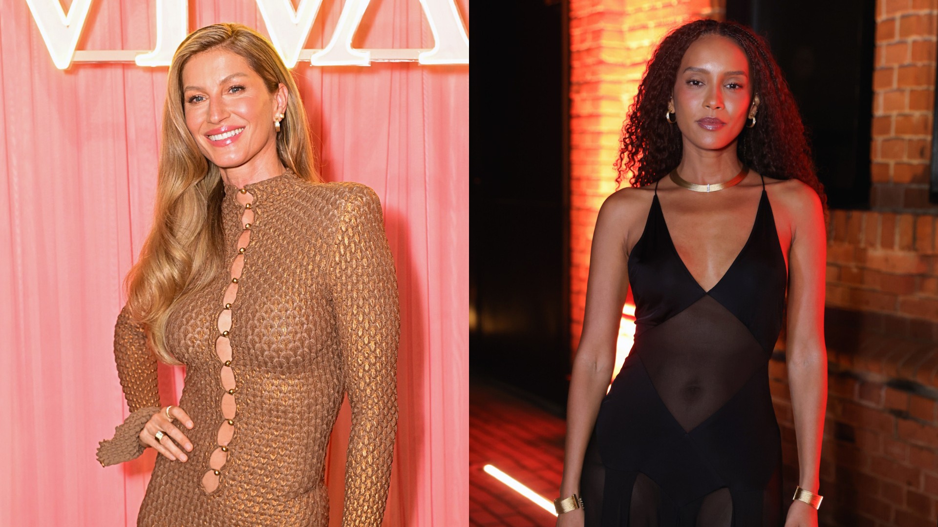 Gisele Bündchen e Taís Araújo empatam como as mais bem vestidas de evvento natalino