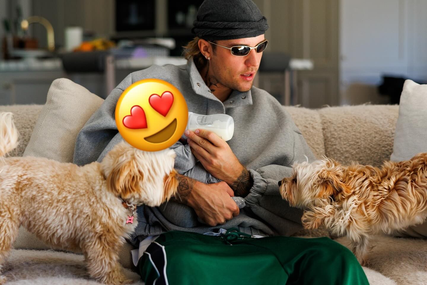 Em meio a polêmicas, Justin Bieber surge em momento fofo com o filho