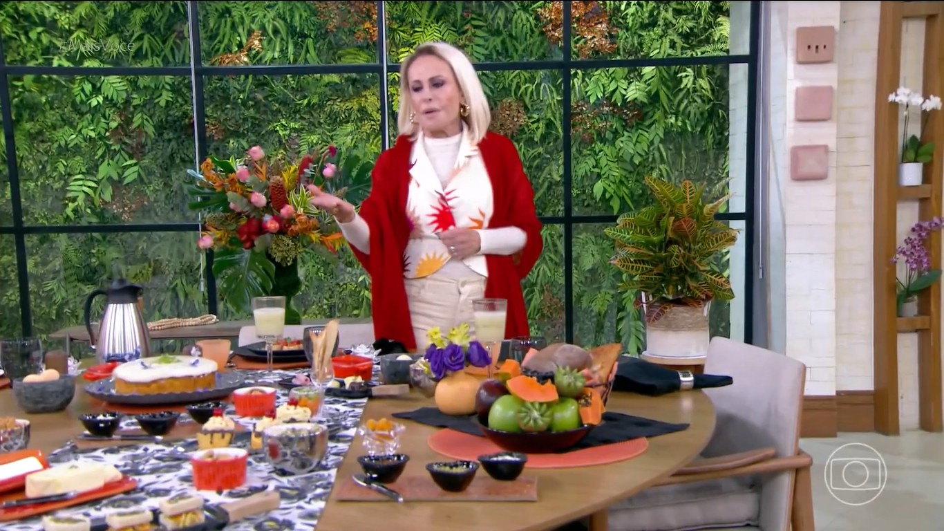 Álbum de Lady Gaga vira inspiração para mesa de café da manhã da Ana Maria Braga