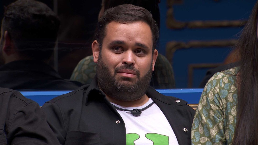 Michel foi o 11º eliminado do BBB 24 — Foto: Globo