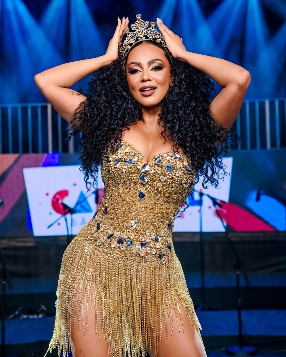 Theba Pitylla, rainha de bateria da Imp&Atilde;&copy;rio de Casa Verde &acirc;&euro;&rdquo; Foto: Bruno Giannelli