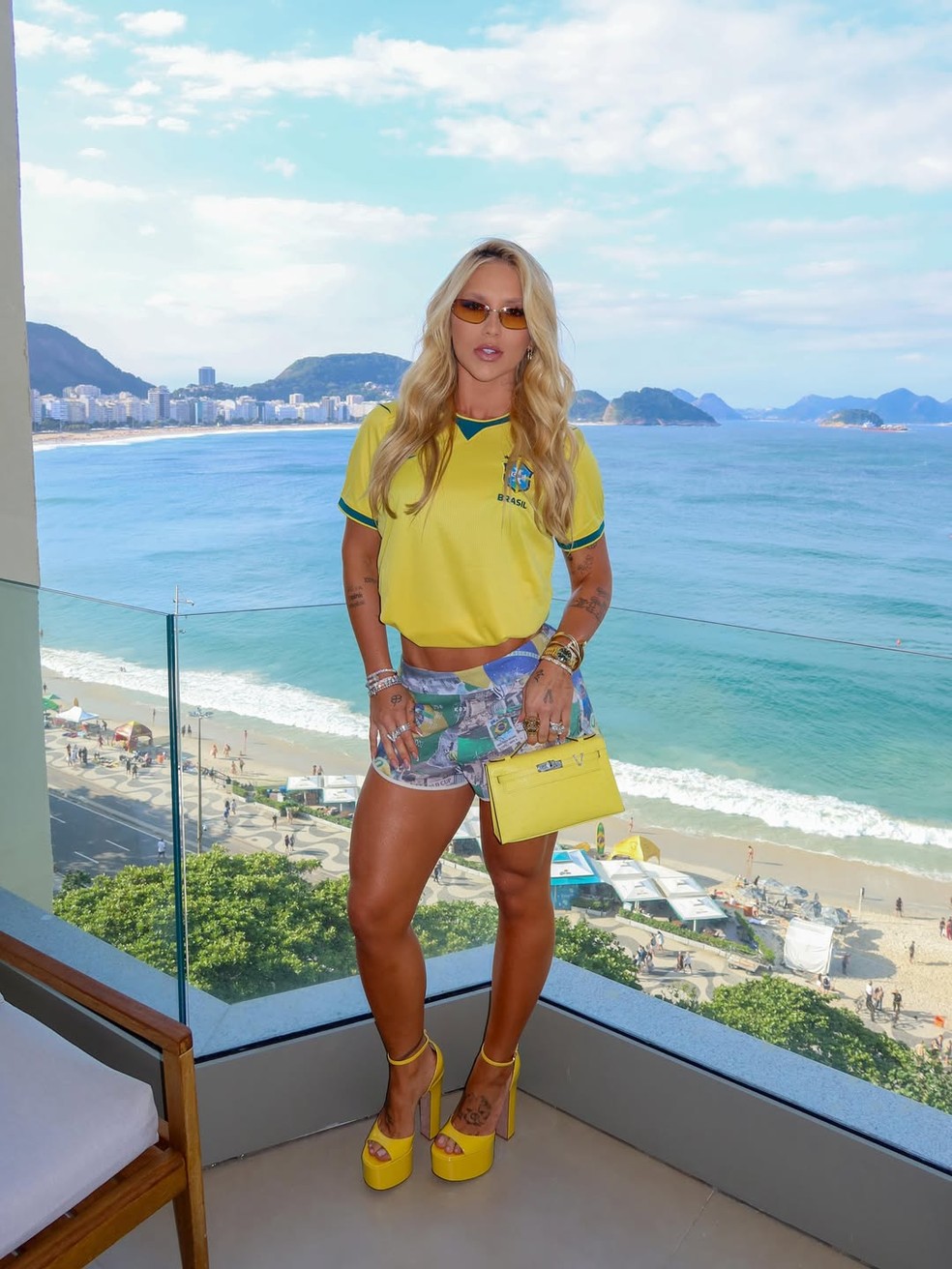 Virginia Fonseca para o último jogo da Seleção antes da Copa do Mundo — Foto: Reprodução/Instagram