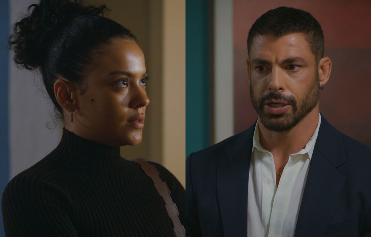 Vale Tudo: César e Fátima trocam acusações sobre morte de Odete