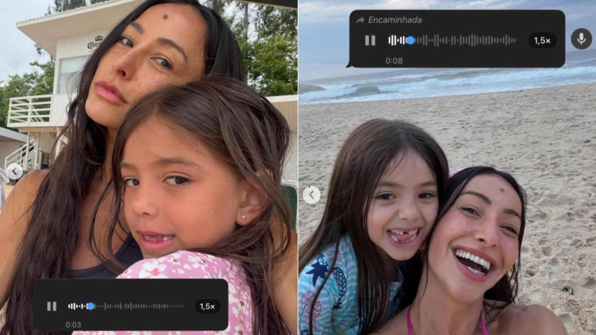 Sabrina Sato compartilha áudios fofos de Zoe e encanta internautas