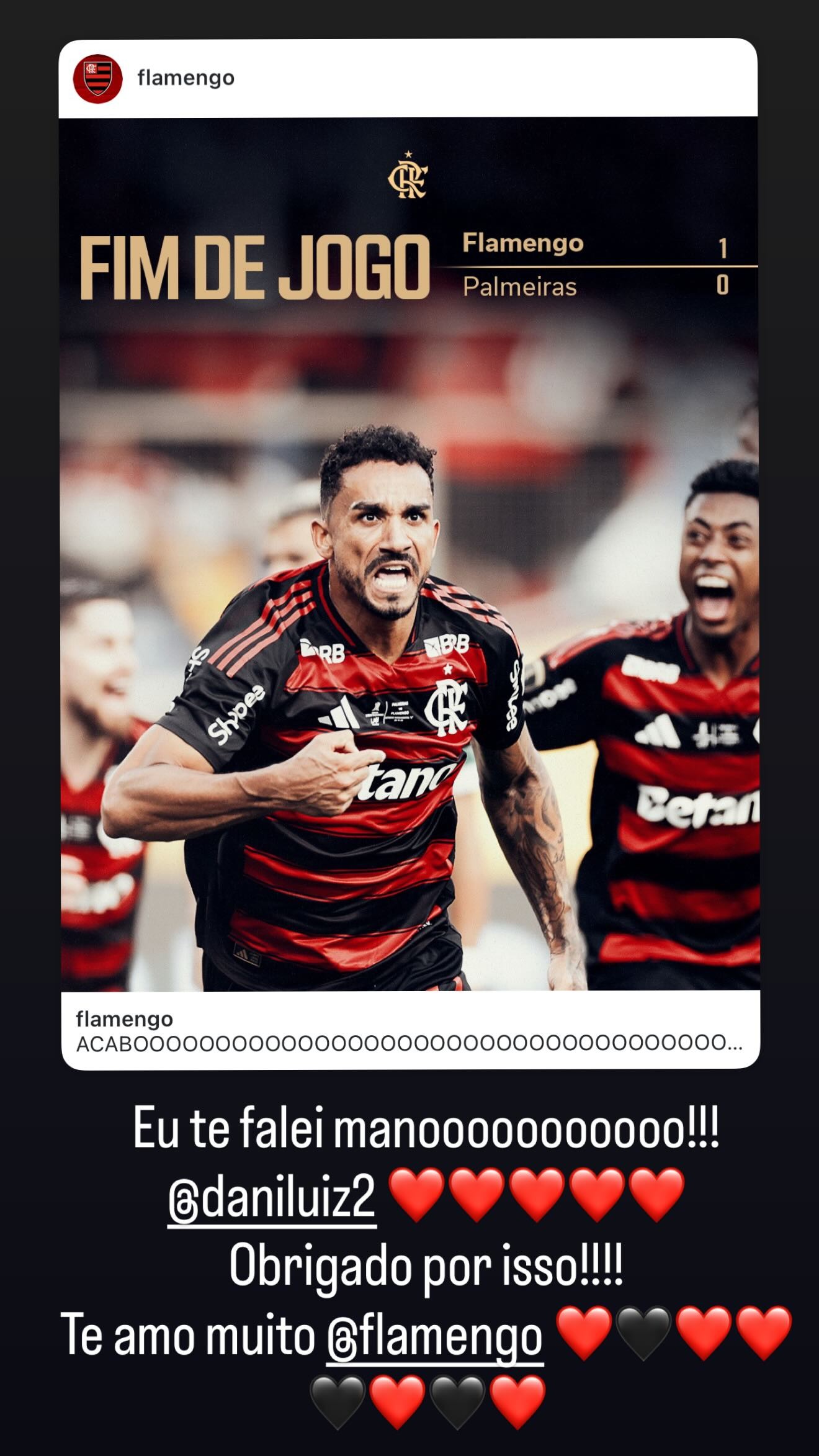 Virginia Fonseca comemora vitória do Flamengo com blusa que ganhou da mãe de Vini Jr.